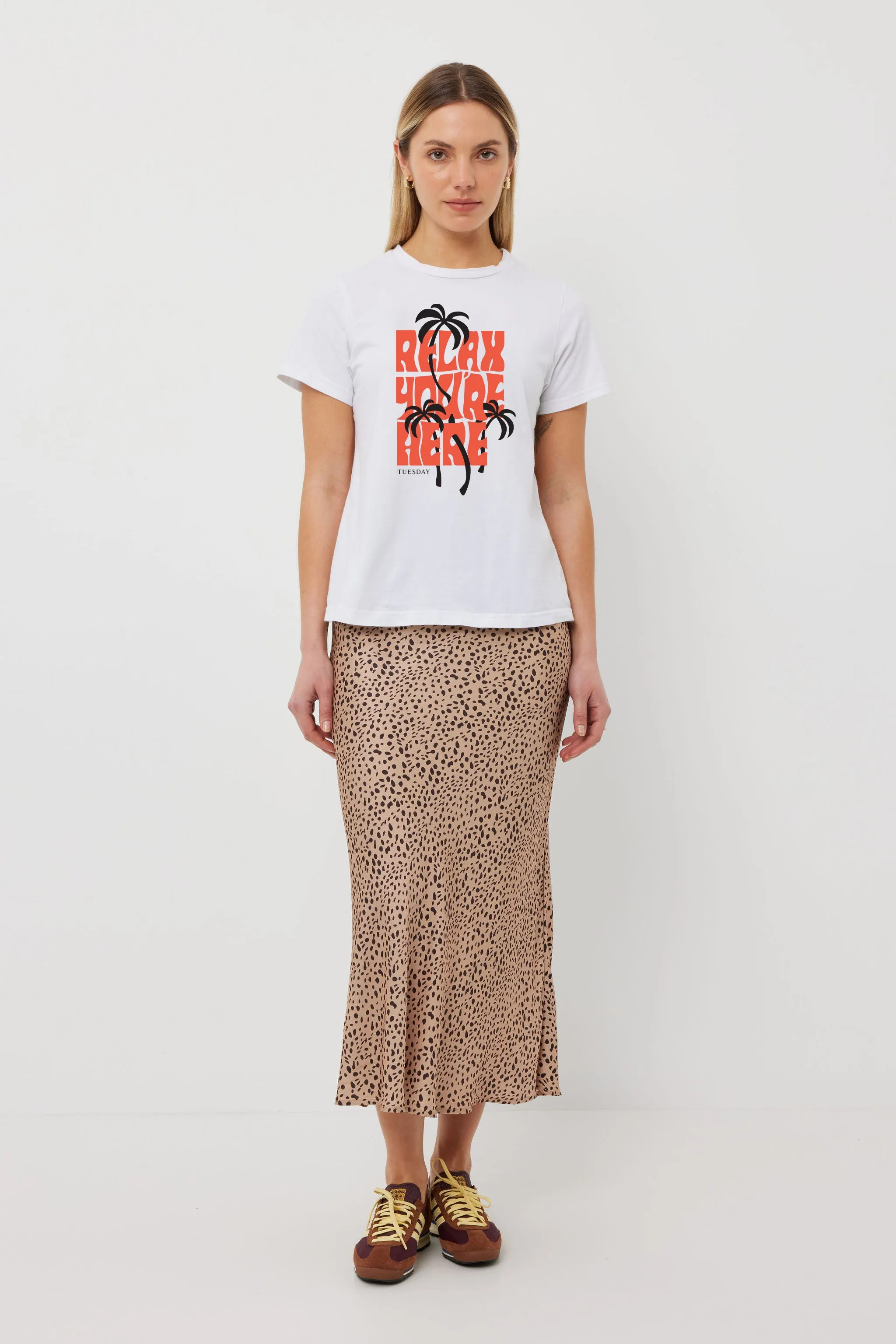 Band Tee | White Relax