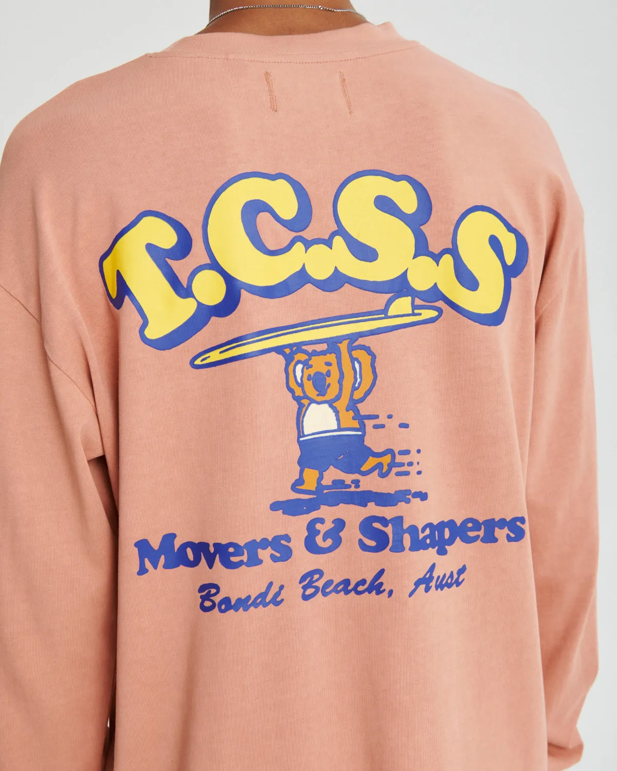 Blinky Long Sleeve Tee – Peach