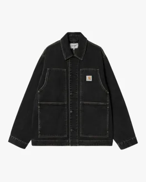 Carhartt WIP OG Double Front Jacket - Black Stone Washed