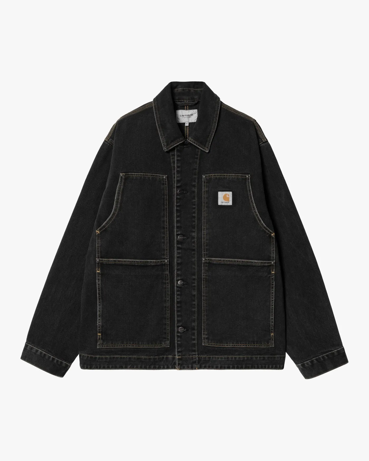 Carhartt WIP OG Double Front Jacket - Black Stone Washed