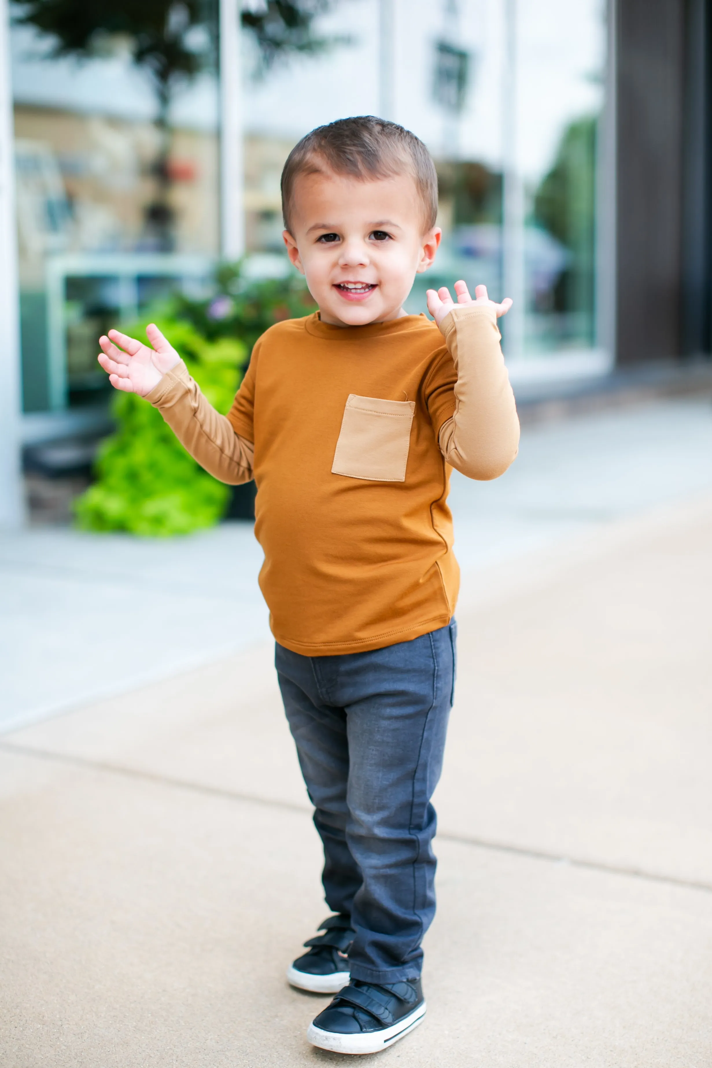 George Hats - Bamboo Layered Tee in Copper