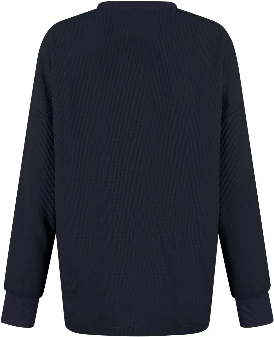 GOFULY Women'S Crewneck Sweatshirts Lightweight Waffle Knit Shirts Long Sleeve Fall Pullover Ribbed Color Block Sweatshirt