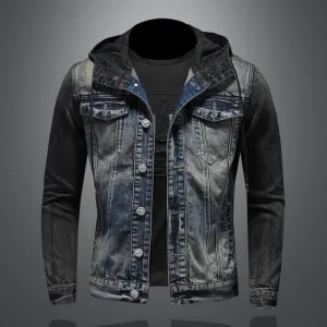 James - Hooded denim jacket