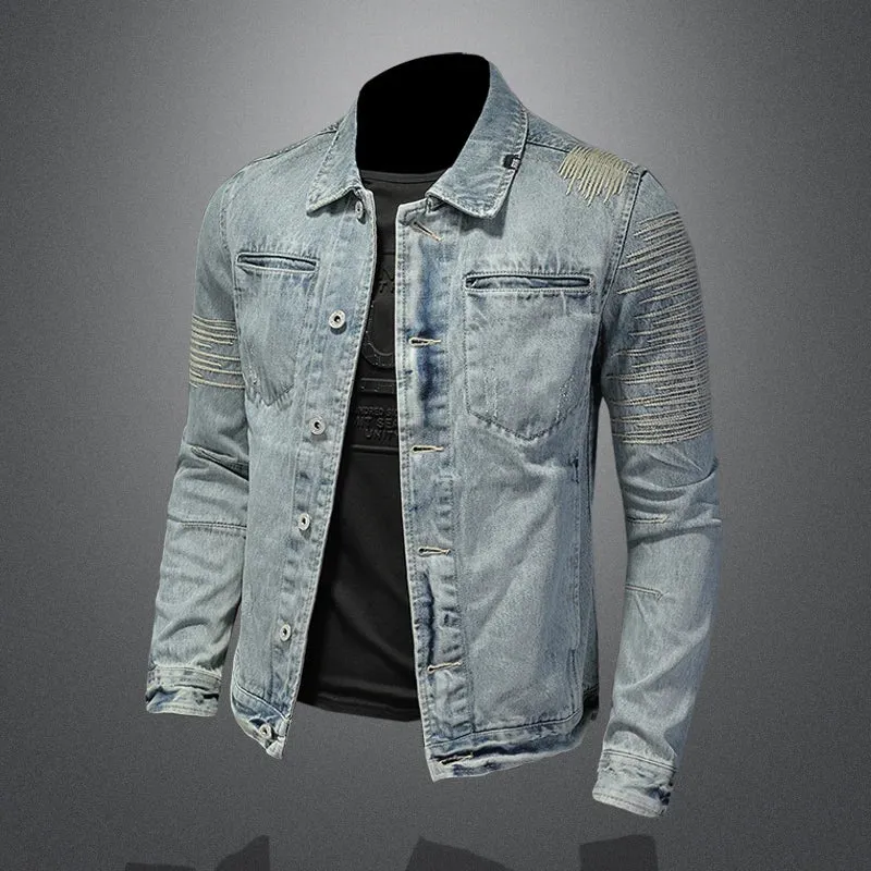 James - Hooded denim jacket
