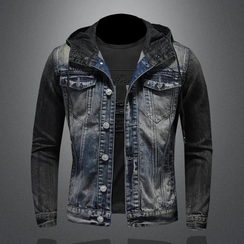 James - Hooded denim jacket