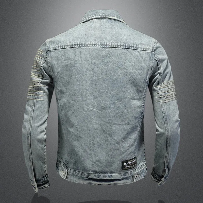 James - Hooded denim jacket