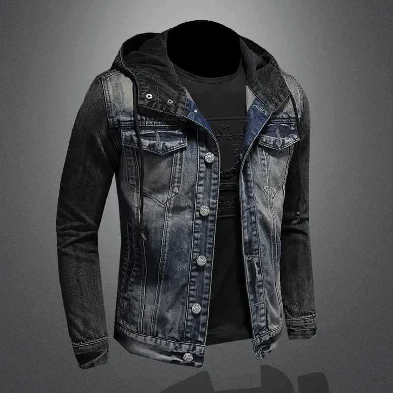 James - Hooded denim jacket