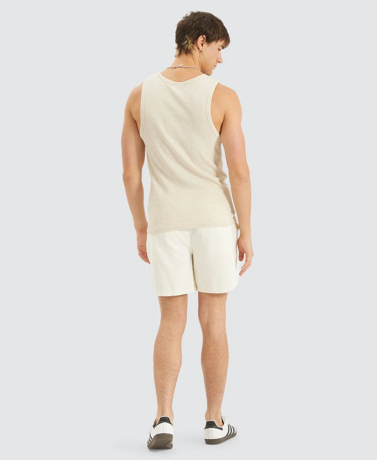 Kai Mini Waffle Singlet Oatmeal