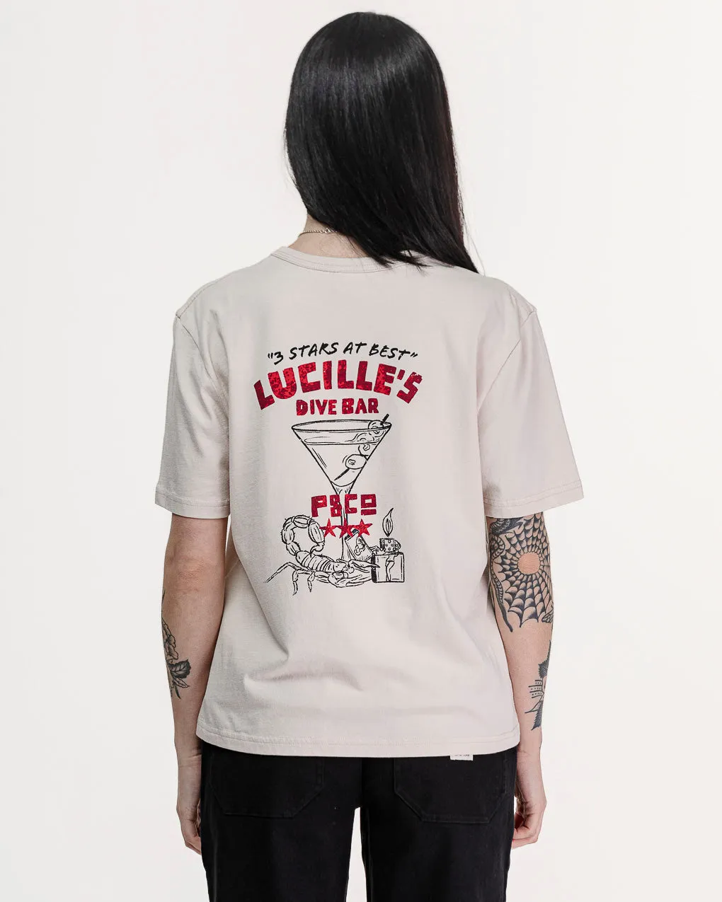 Lucille's Dive Bar T-Shirt - Bone