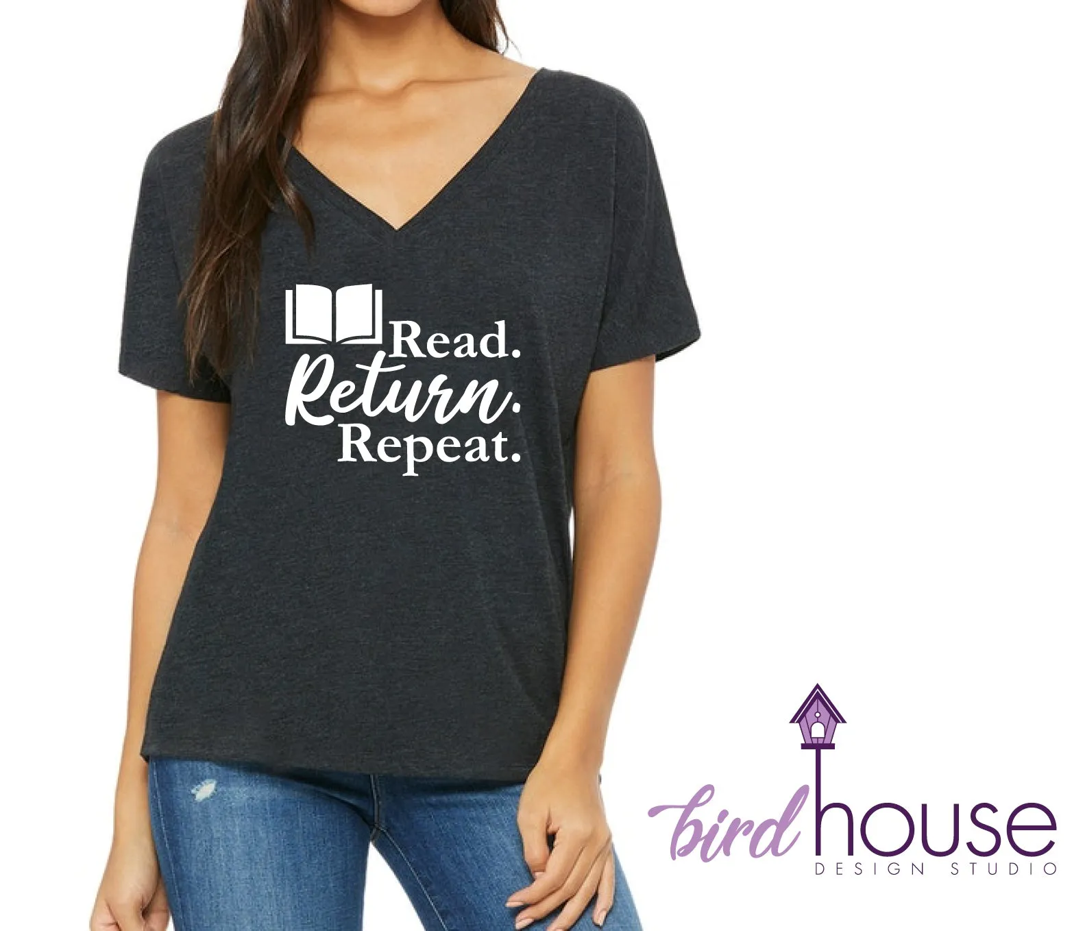 Read Return Repeat, Funny Shirt, Reading Custom Any Color or style