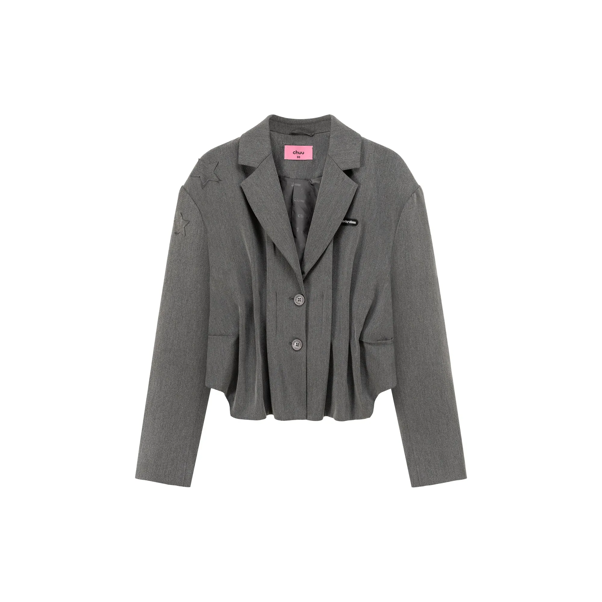 Shirring Loose Fit Jacket