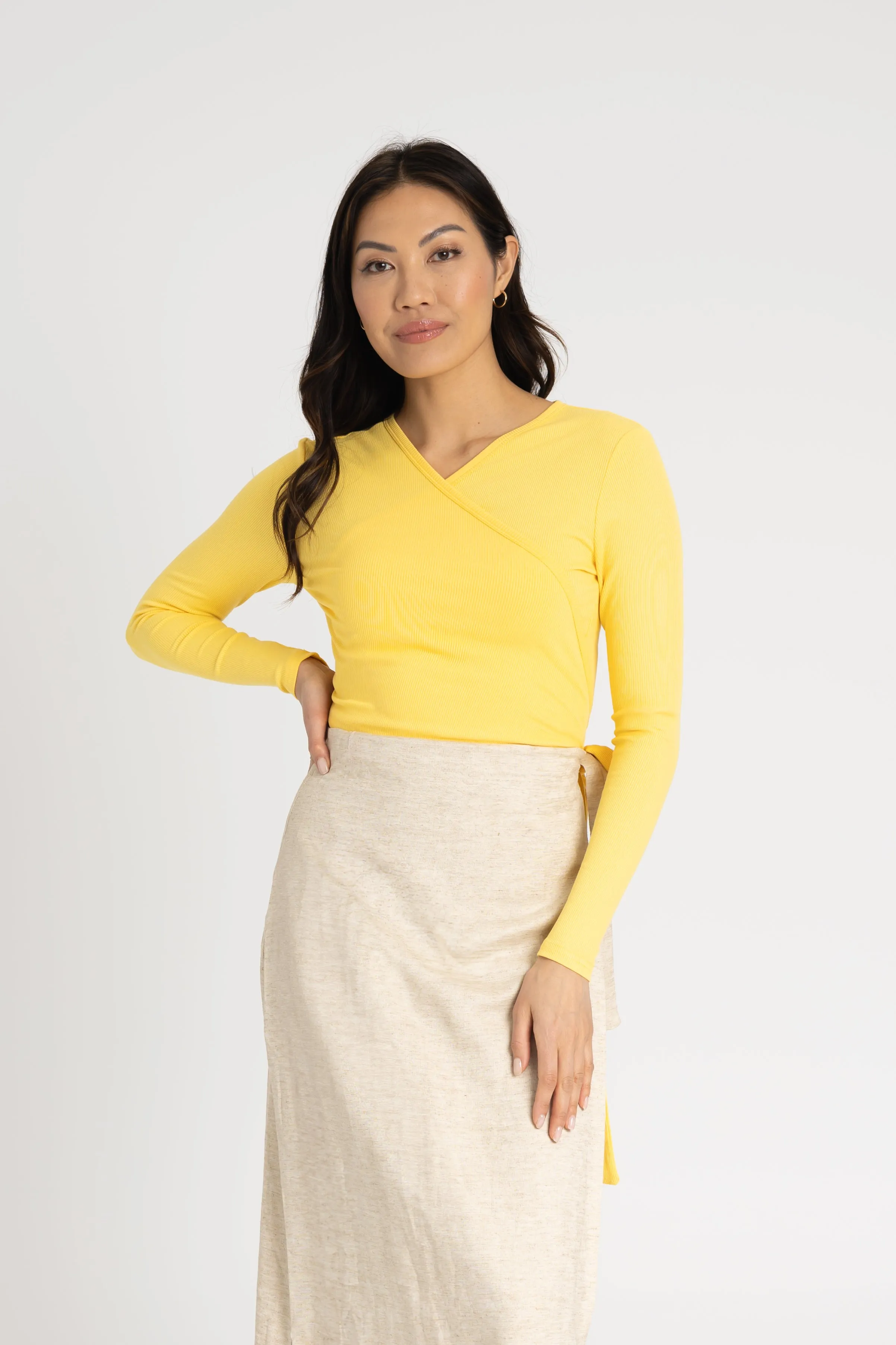 Sunflower Wrap Tee