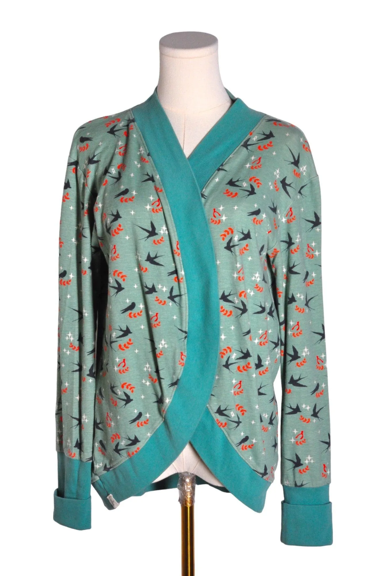 UNBRANDED Women Cardigans Regular fit in Green - M