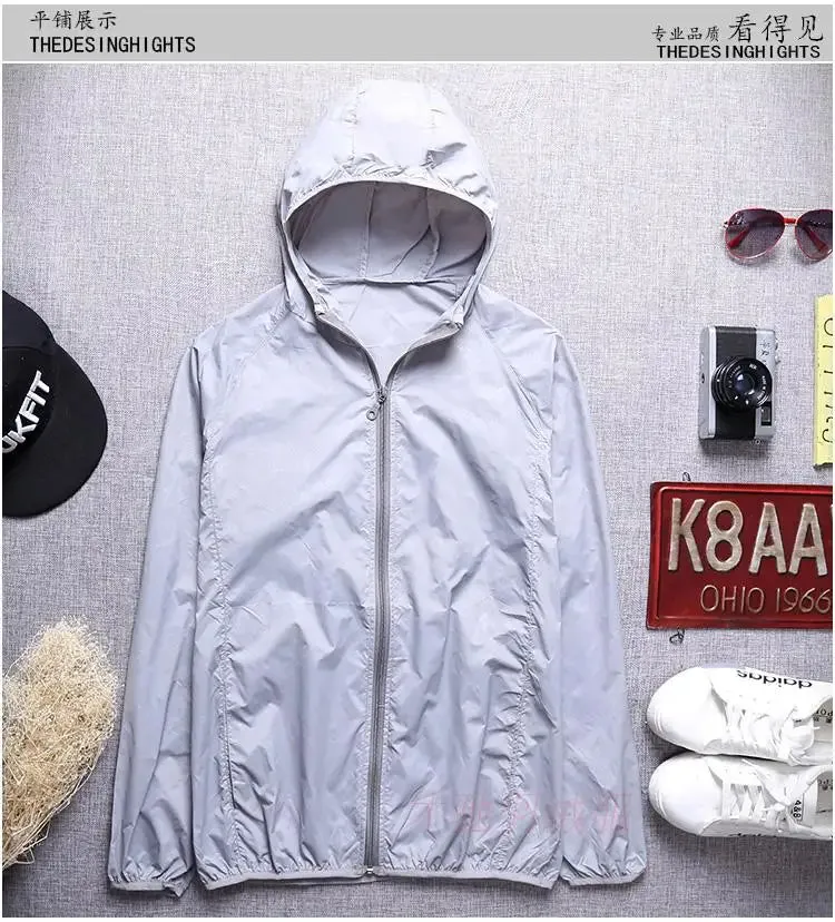 Unisex Lightweight Windbreaker - Sun Protection Jacket