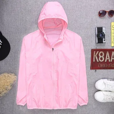 Unisex Lightweight Windbreaker - Sun Protection Jacket