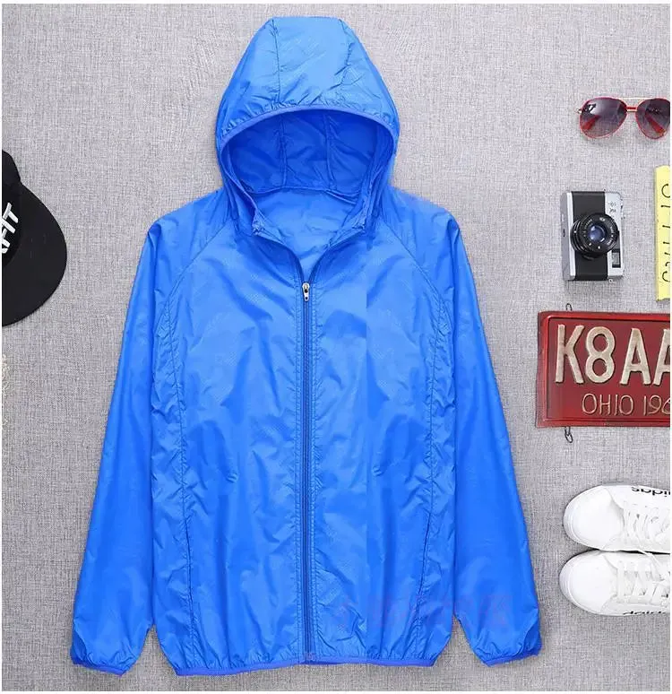 Unisex Lightweight Windbreaker - Sun Protection Jacket