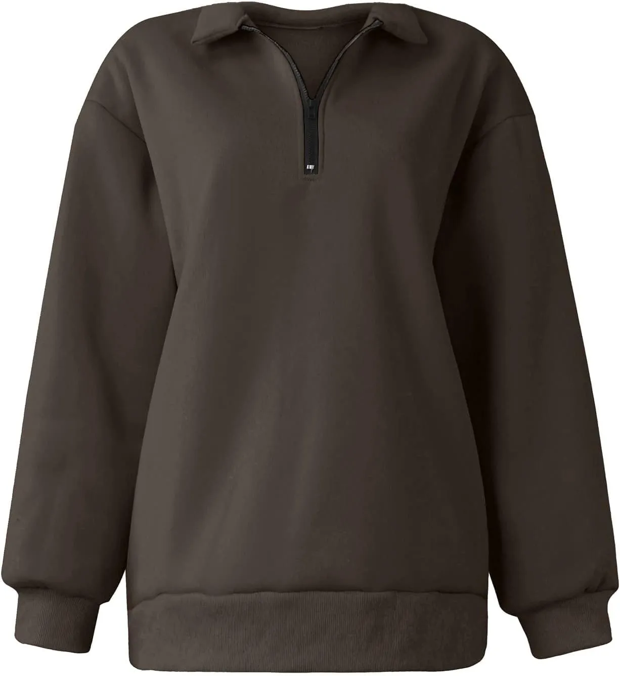 UOQAPRE Oversized Sweatshirt for Women Long Sleeve Womens Sweaters Half Zip Pullover Women Clothes for Girls Christmas