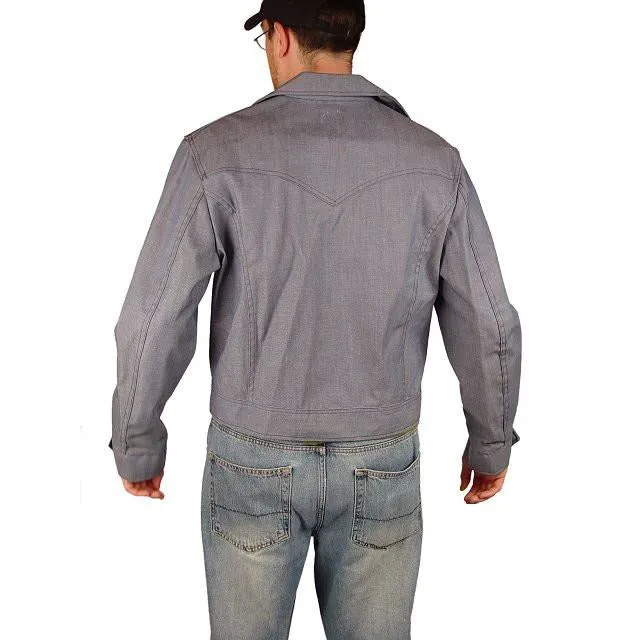 Vintage Mens Denim Workwear Jacket Lee Riders 46 Chest 1970S Never Worn