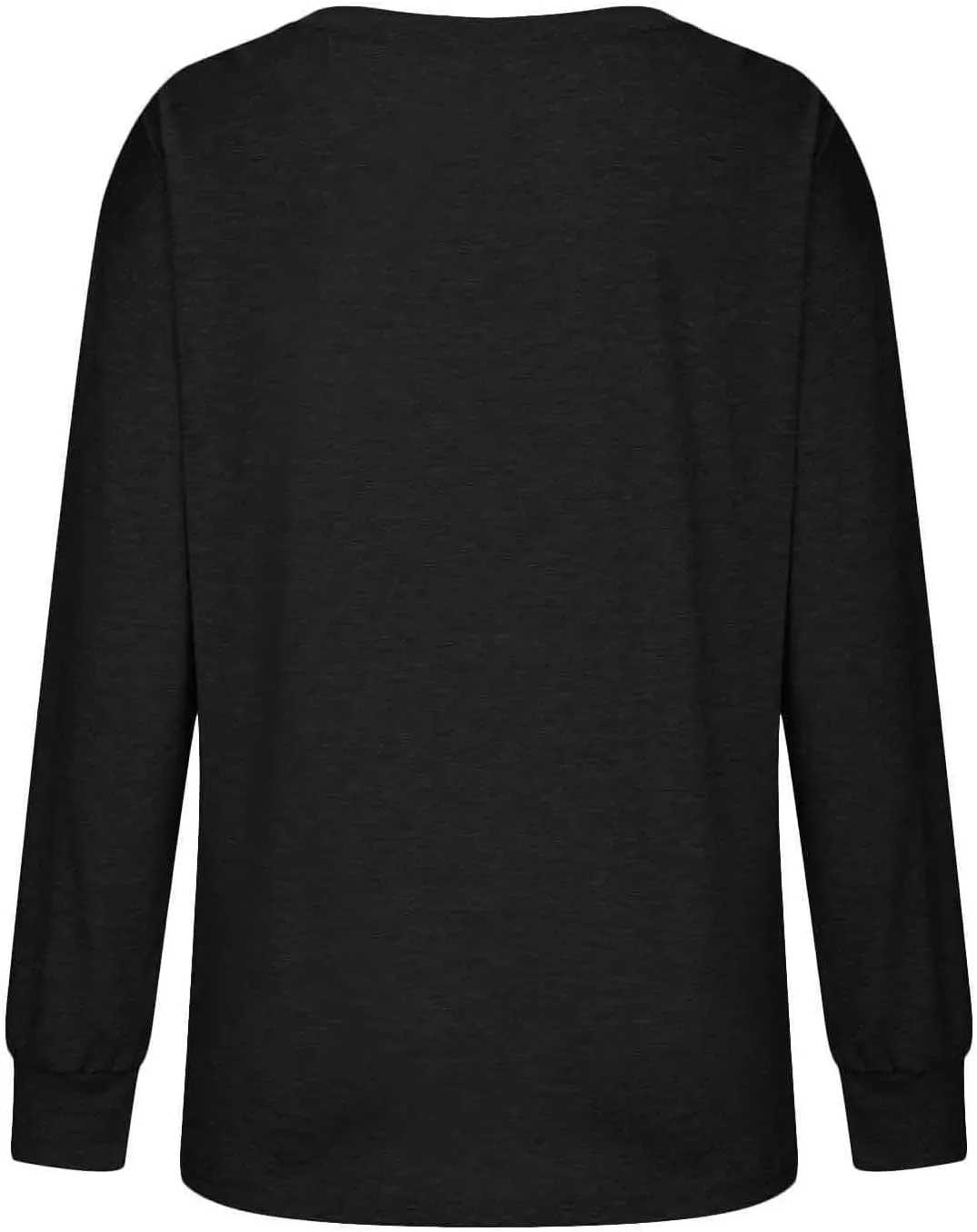 Womens Fashion Blouse Fitted Long Sleeves Crewneck Sweatshirt Solid Color Tops Pullover Casual Loose Hoodies