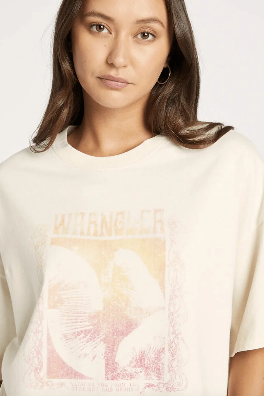 WRANGLER BOXY SLOUCH TEE - ENOCHI ECRU