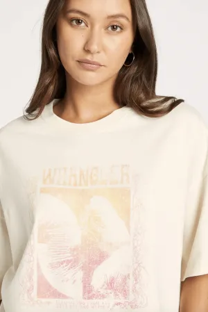 WRANGLER BOXY SLOUCH TEE - ENOCHI ECRU