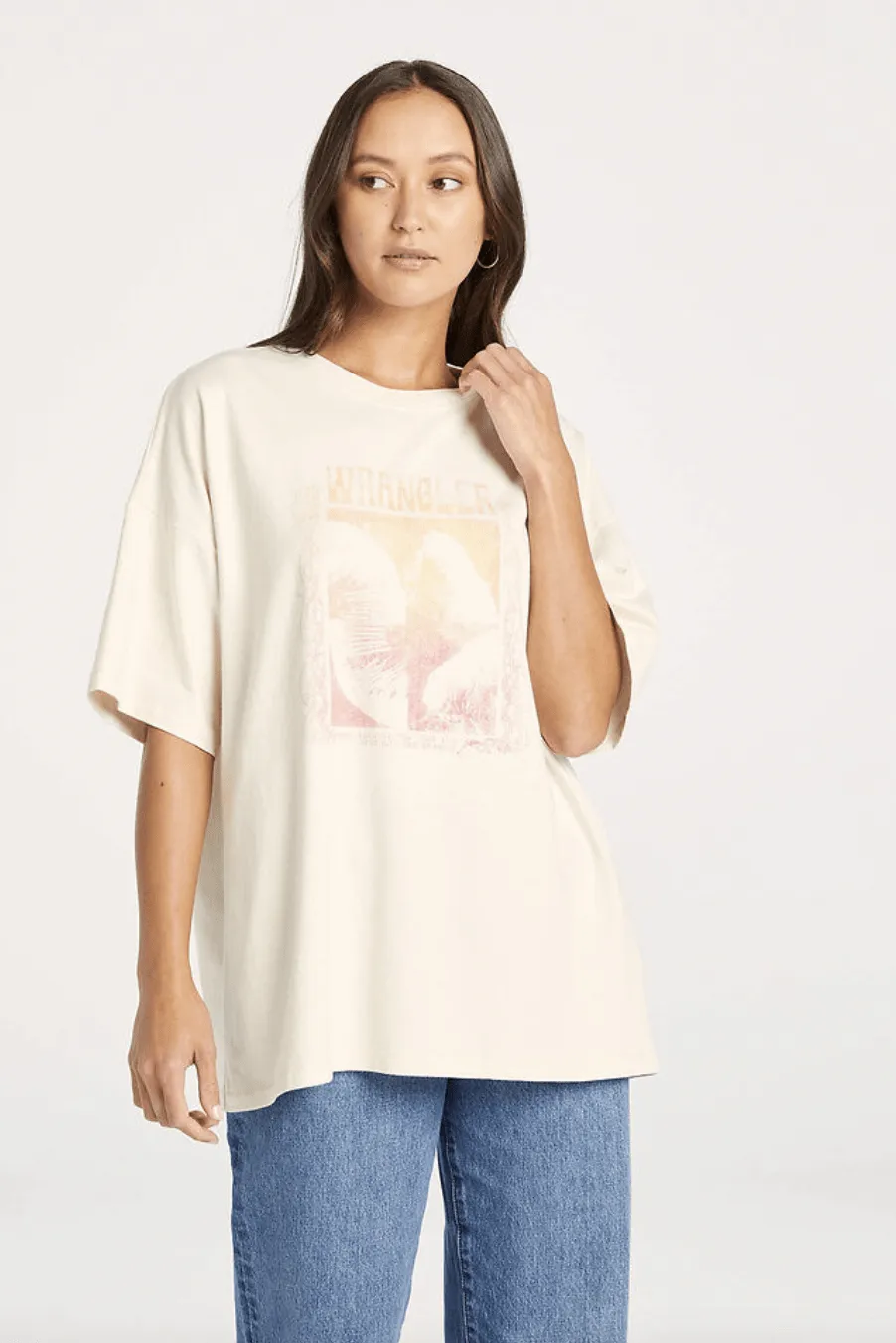 WRANGLER BOXY SLOUCH TEE - ENOCHI ECRU